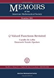 Q-Valued Functions Revisited (Memoirs of the American Mathematical Society)