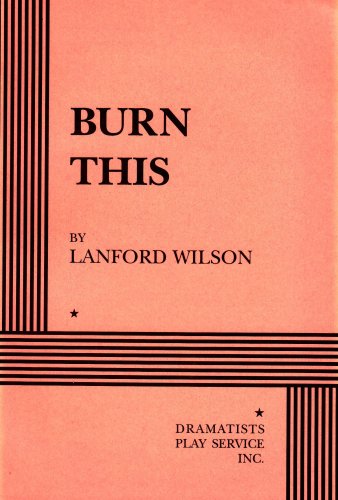 Book Cover Burn This - Acting Edition