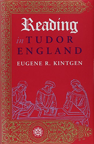 Reading In Tudor England (Pitt Comp Literacy Culture)