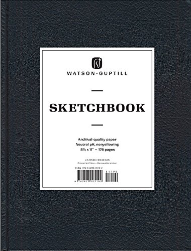Book Cover Large Sketchbook (Kivar, Black) (Watson Guptill Sketchbooks)