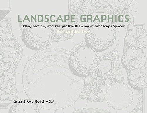 Book Cover Landscape Graphics: Plan, Section, and Perspective Drawing of Landscape Spaces
