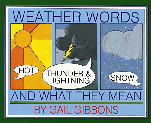 Book Cover Weather Words and What They Mean