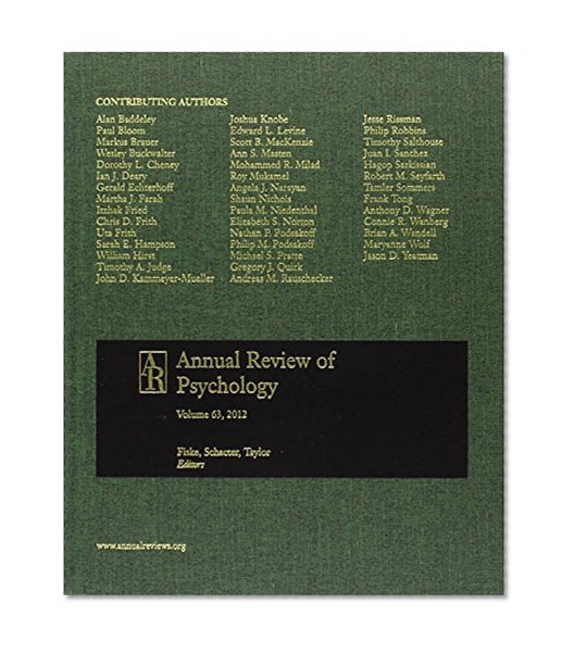 Annual Review of Psychology 2012