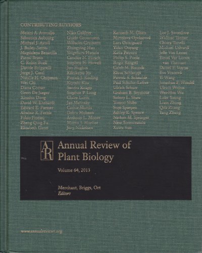 Annual Review of Plant Biology 2013