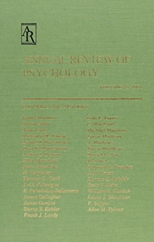 Annual Review of Psychology: 1994