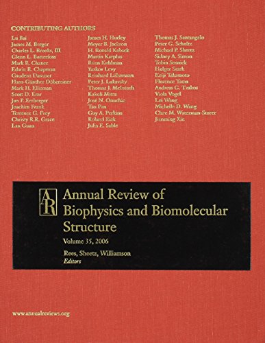 Annual Review of Biophysics and Biomolecular Structure 2006