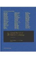 Annual Review of Clinical Psychology 2013