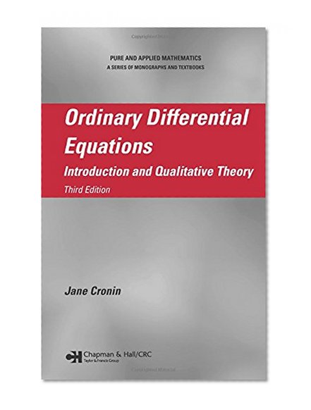 Book Cover Ordinary Differential Equations: Introduction and Qualitative Theory, Third Edition (Chapman & Hall/CRC Pure and Applied Mathematics)
