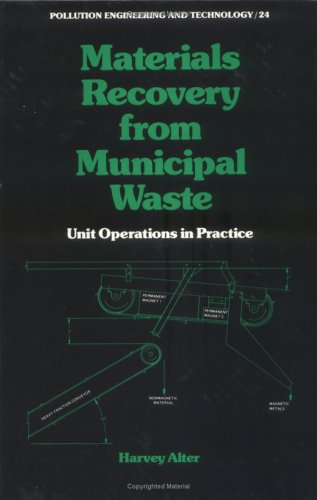 Materials Recovery from Municipal Waste: Unit Operations in Practice (Pollution Engineering and Technology)