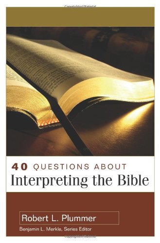 Book Cover 40 Questions About Interpreting the Bible