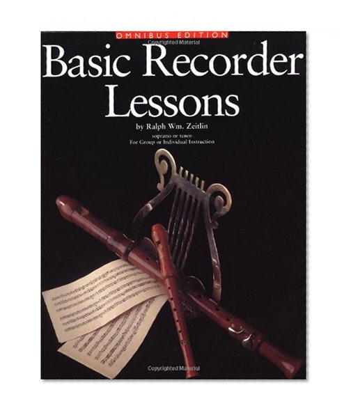 Book Cover Basic Recorder Lessons - Omnibus Edition: for Group or Individual Instruction