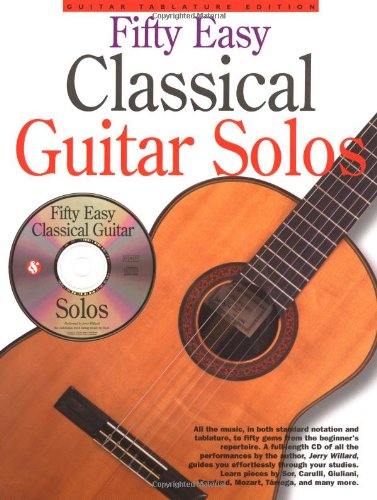 Book Cover 50 Easy Classical Guitar Solos