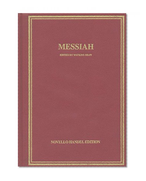 Book Cover Messiah: Vocal Score Hardcover (Music Sales America)