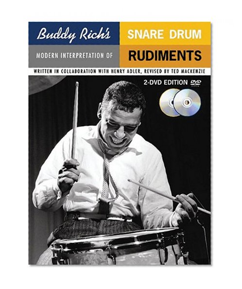 Buddy Rich's Modern Interpretation of Snare Drum Rudiments: Book/2-DVDs Pack