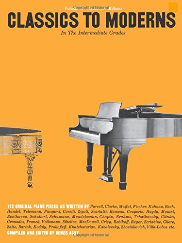 Book Cover Classics to Moderns in the Intermediate Grade (Music for Millions, Vol 37)