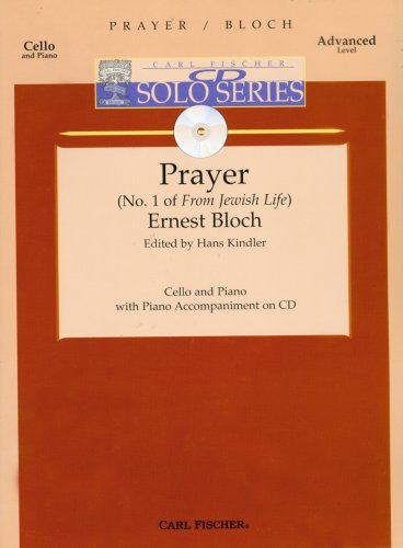 Prayer for Cello and Piano w/ Piano Acc. CD