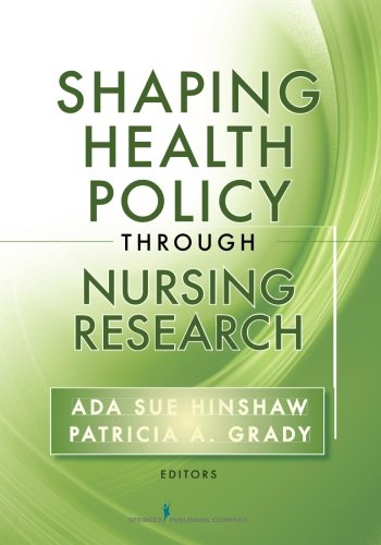Book Cover Shaping Health Policy Through Nursing Research