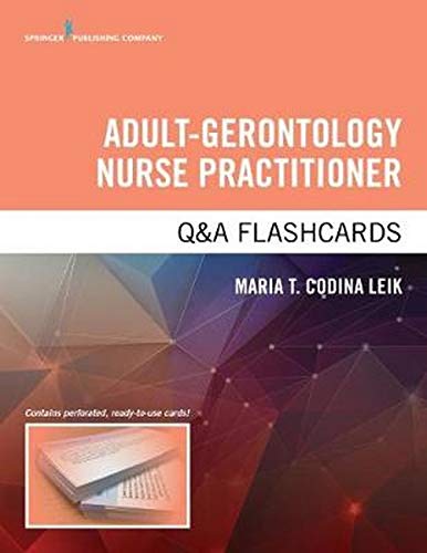 Book Cover Adult-Gerontology Nurse Practitioner Q&A Flashcards
