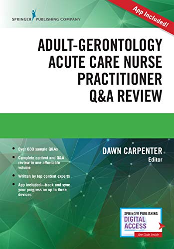 Book Cover Adult-Gerontology Acute Care Nurse Practitioner Q&A Review