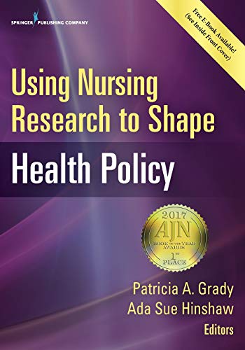 Book Cover Using Nursing Research to Shape Health Policy