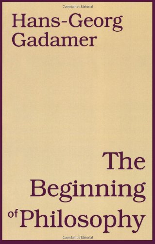 The Beginning of Philosophy