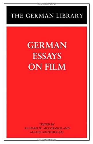German Essays on Film (German Library)