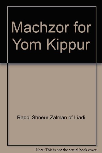 Machzor for Yom Kippur