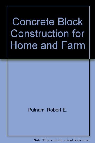 Concrete block construction