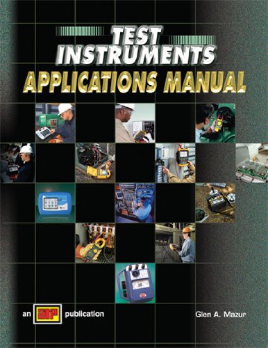 Book Cover Test Instruments Applications Manual