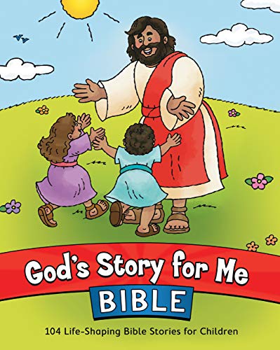 Book Cover God's Story for Me Bible: 104 Life-Shaping Bible Stories for Children