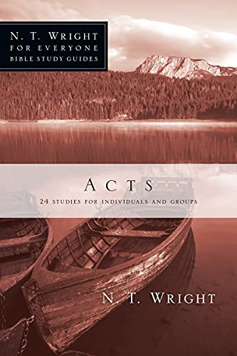 Book Cover Acts (N. T. Wright for Everyone Bible Study Guides)