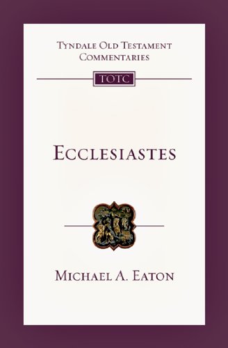 Book Cover Ecclesiastes (Tyndale Old Testament Commentaries)