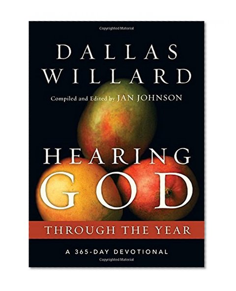 Book Cover Hearing God Through the Year: A 365-Day Devotional (Through the Year Devotionals)