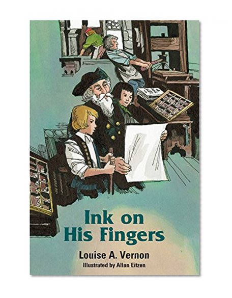 Book Cover Ink On His Fingers (Louise A. Vernon)