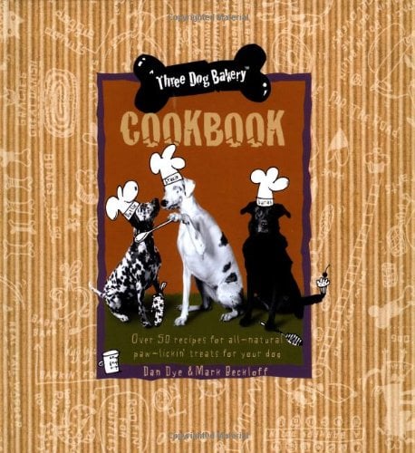 Book Cover Three Dog Bakery Cookbook: Over 50 Recipes for All-Natural Treats for Your Dog