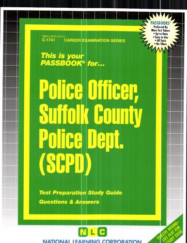 Book Cover Police Officer, Suffolk County Police Dept. (SCPD)(Passbooks)