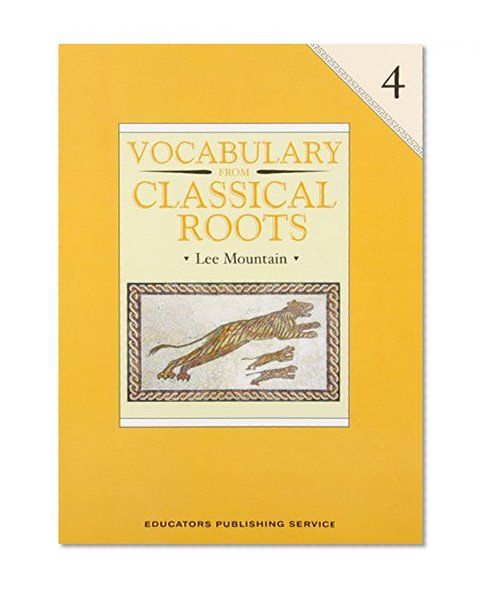 Book Cover Vocabulary from Classical Roots 4