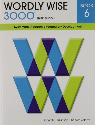 Book Cover Wordly Wise 3000 Book 6: Systematic Academic Vocabulary Development