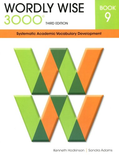 Book Cover Wordly Wise 3000 Systematic Academic Vocabulary Development Book 9