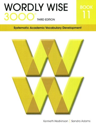 Book Cover Wordly Wise 3000 book 11: Systematic Academic Vocabulary Development