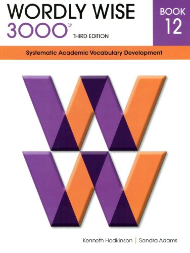 Book Cover Wordly Wise 3000: Systematic Academic Vocabulary Development