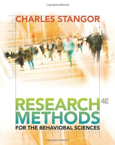 Research Methods for the Behavioral Sciences (PSY 200 (300) Quantitative Methods in Psychology)