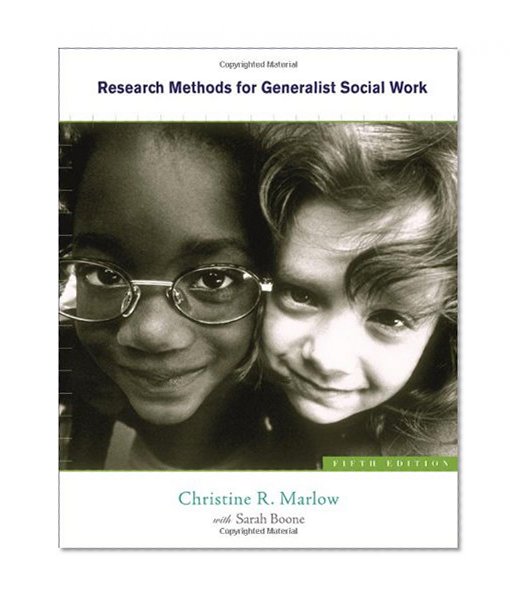 Book Cover Research Methods for Generalist Social Work