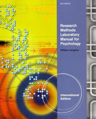 Research Methods Laboratory Manual for Psychology