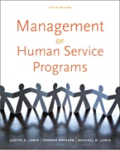 Book Cover Management of Human Service Programs (SW 393T 16- Social Work Leadership in Human Services Organizations)