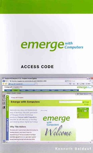 Emerge with Computers Version 1.0 Printed Access Card (New Perspectives)