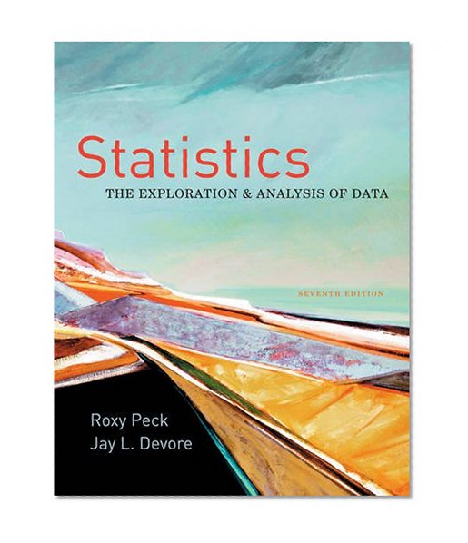 Book Cover Statistics: The Exploration & Analysis of Data (Available Titles Aplia)