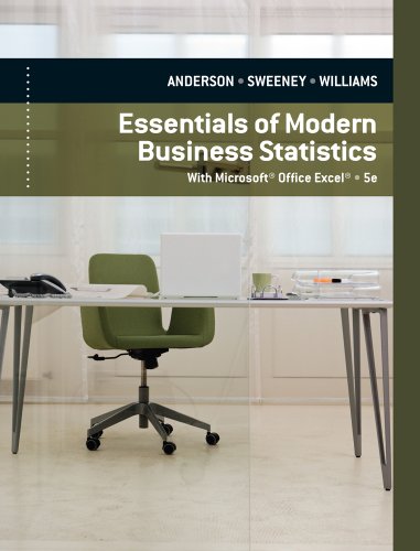 Book Cover Essentials of Modern Business Statistics with Microsoft Excel