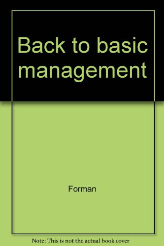 Back to basic management