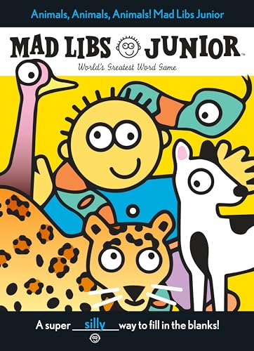 Book Cover Animals, Animals, Animals! Mad Libs Junior